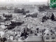 Vue à vol d'oiseau (ouest). Vers 1908 (carte postale ancienne).