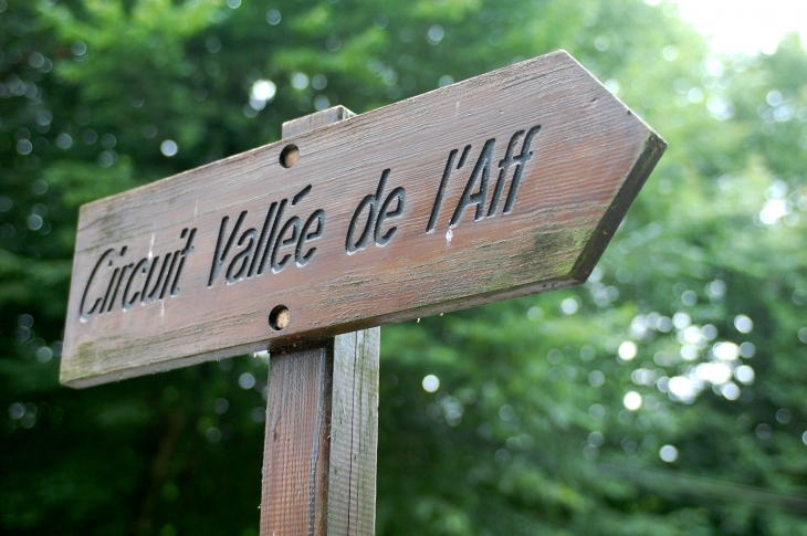 Vers la vallée de l'aff et le rocher glissant - Beignon