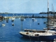 Photo suivante de La Trinité-sur-Mer Le port et les yachts vers la mer (carte postale de 1960)