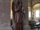 Statue en bois de l'église Saint-Méliau.