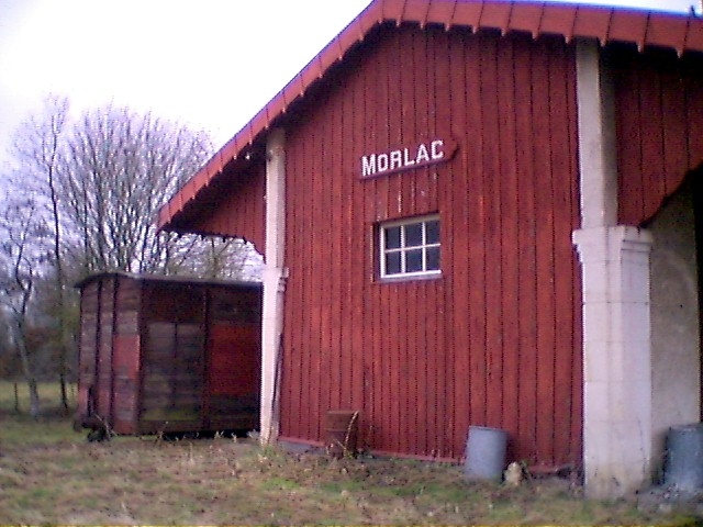 La gare de Morlac