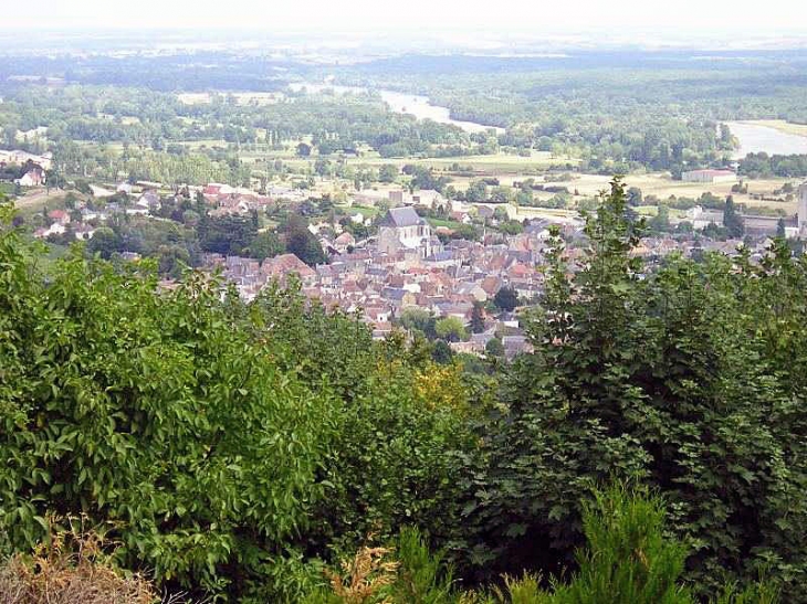 Le village vu de Sancerre - Saint-Satur