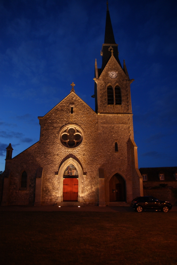 Eglise de Mignières  (22h25mn)                                      André HAMOT  SCHWEITZER