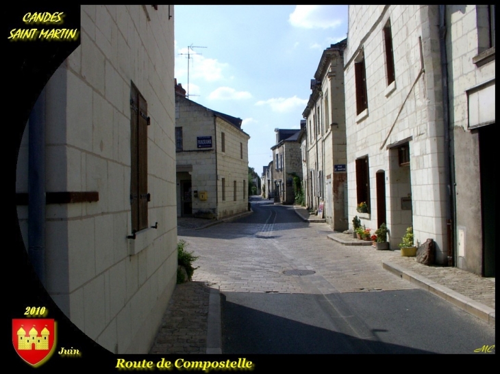 Route de Compostelle - Candes-Saint-Martin