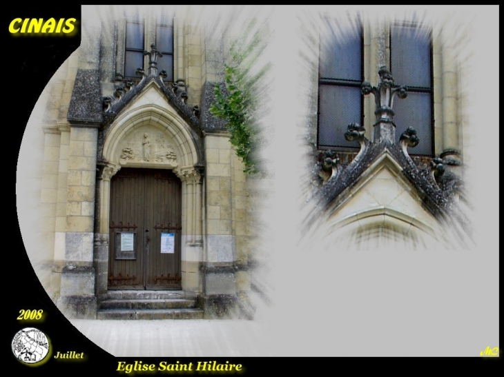 Eglise Saint Hilaire - Cinais