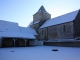 Photo suivante de Esves-le-Moutier la cour de l'école sous la neige