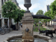 Place Foire le Roi : la fontaine
