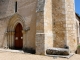 Photo suivante de Douadic Façade occidentale de l'église Saint Ambroix : a droite 