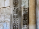 Abbaye Notre Dame : détail du portail de l'abbatiale.