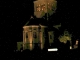 Eglise illuminée la nuit