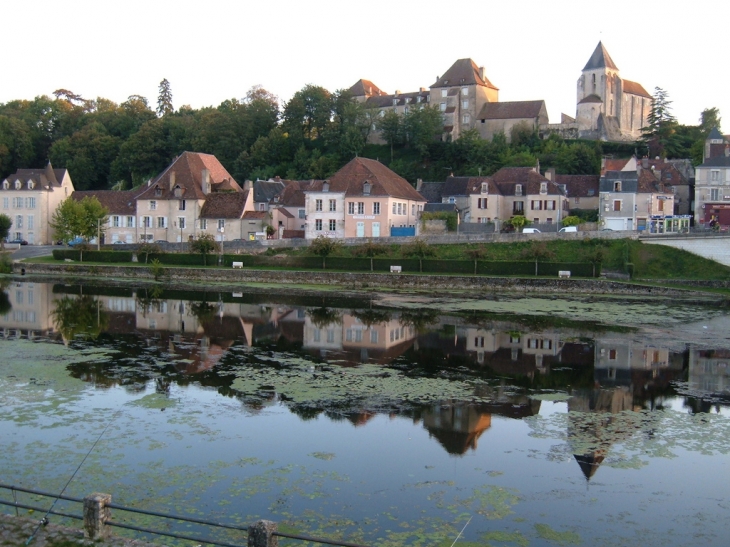 Château de Naillac vue de la ville - Le Blanc