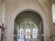 Eglise Saint Sulpice : la nef vers le choeur.