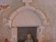 Photo suivante de Saint-Aigny Eglise Saint Aignan : les fonts baptismaux.