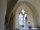 Photo suivante de Saint-Aigny Eglise Saint Aignan : petite chapelle de droite avec la statue de Saint Aignan.