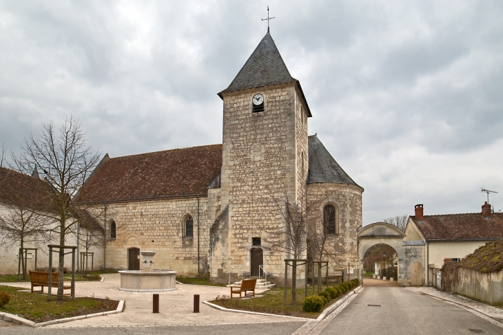 L'église Saint-Martin.  - Mareuil-sur-Cher