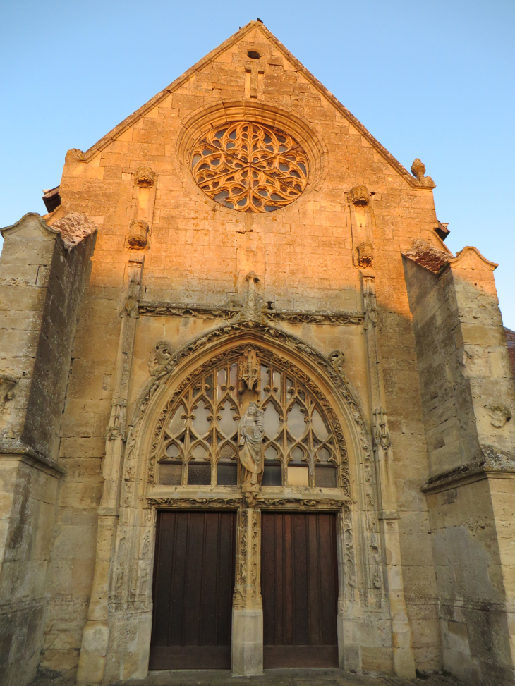Portail flamboyant église St Martin - Amagne