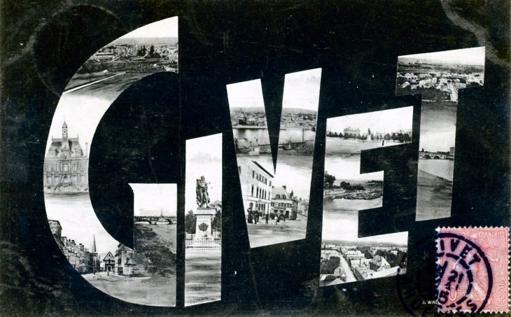 Vers 1905 (carte postale ancienne). - Givet