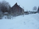 Photo suivante de Hannappes La rue basse sous la neige.