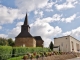 !église Saint-Brice et la Mairie