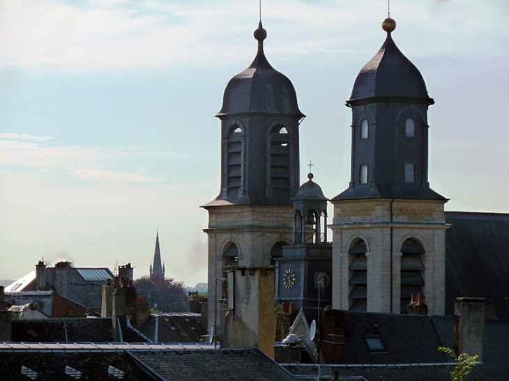 Les clochers vus du château - Sedan