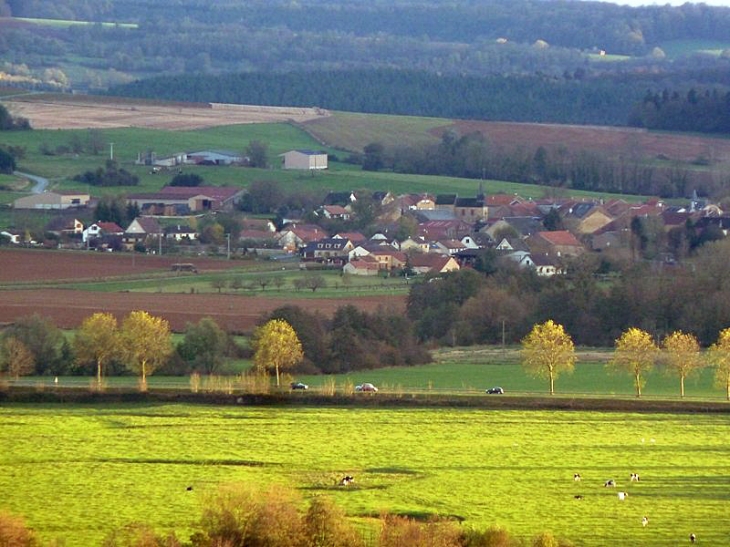 Vue sur le village - Villers-sur-Bar