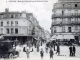 Rues de la République et l'Hôtel de Ville, vers 1910 (carte postale ancienne).
