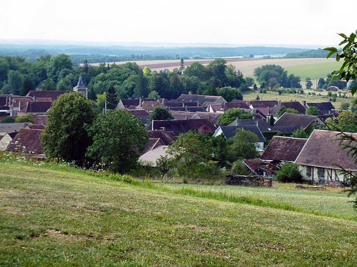 Vue sur le village - Villeneuve-au-Chemin