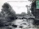 Le Pont d'Hirceville, vers 1911 (carte postale ancienne).