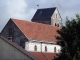 clocher et toits de l'église