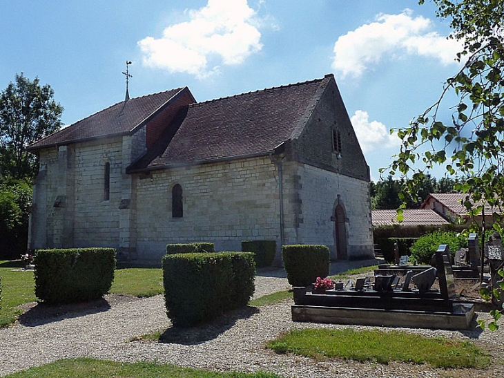 L'église sans clocher d'Henruel - Les Rivières-Henruel