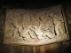 cave de champagne Pommery : le bas relief des Maraudeurs