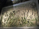 cave de champagne Pommery : le bas relief de la galerie de Silène