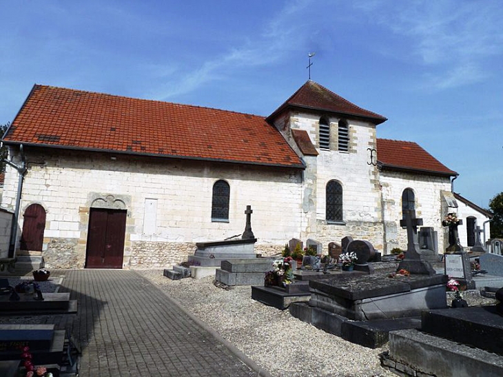 L'église - Saint-Gibrien
