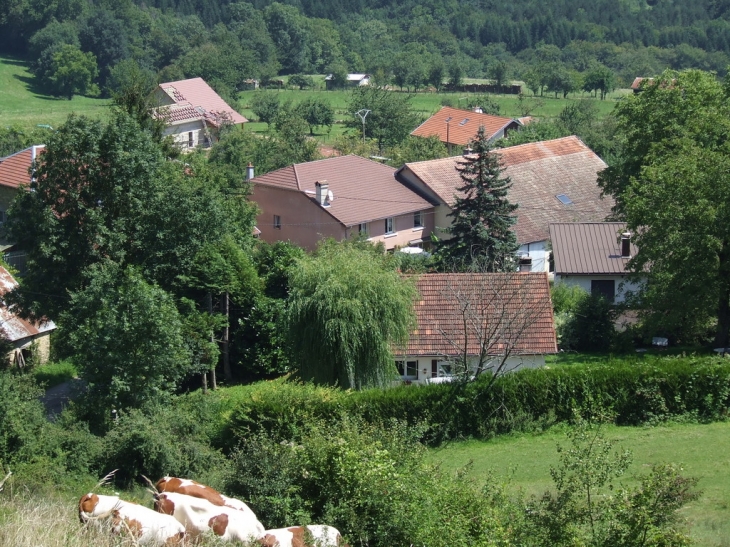 Vue sur le village - Cademène