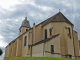 L'église au clocher comtois vernissé