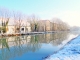 Damparis.Jura.Canal du Rhône au Rhin,février 2013.