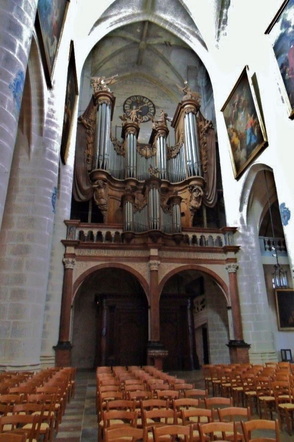 Grand-orgue de la Collégiale. - Dole