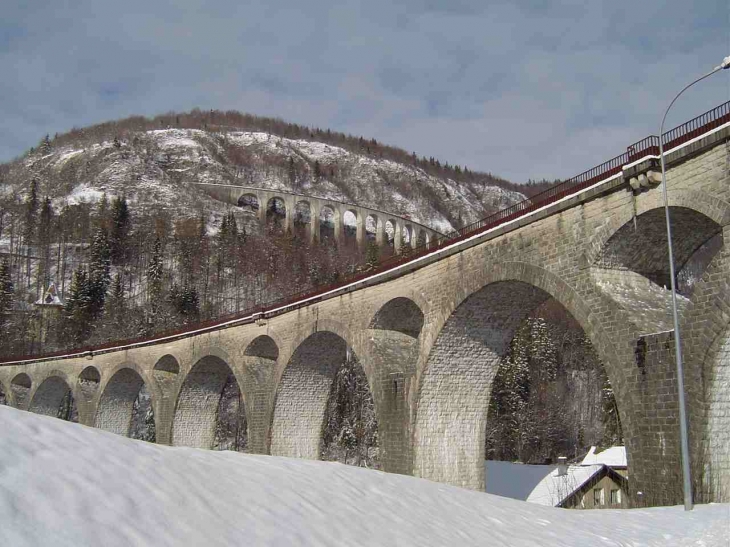 Viaducs en hiver - Morez