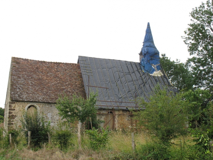 Façade nord de l'église - Beaumesnil