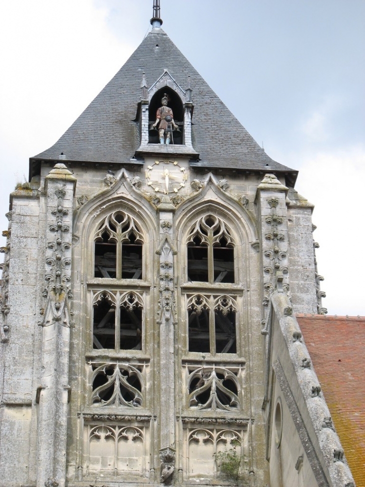 Tour-clocher de l'église avec son Automate 