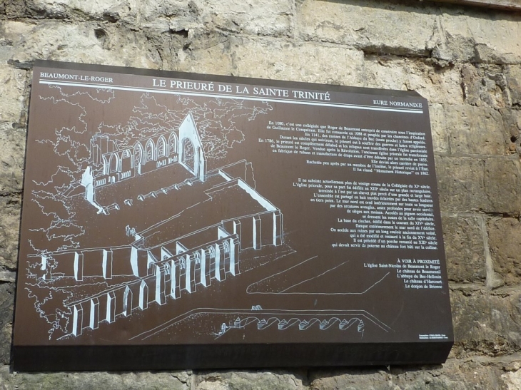 Plann du Prieuré - Beaumont-le-Roger