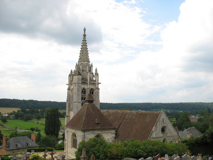 Vue de l'église - Beaumontel