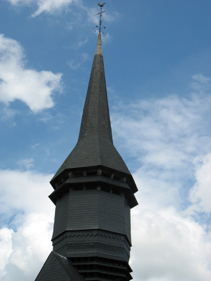 Clocher très original de l'église de Bournainville - Bournainville-Faverolles