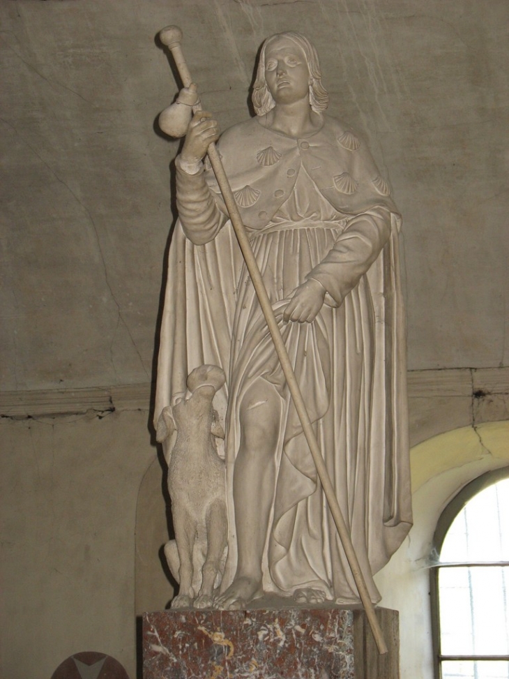 Statue de Saint Roch et son chien - Breteuil