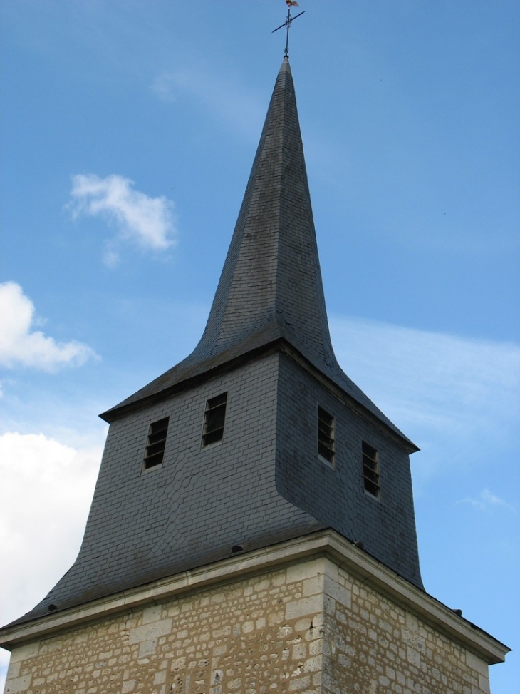 Clocher restauré de l'église Saint-Martin - Brosville