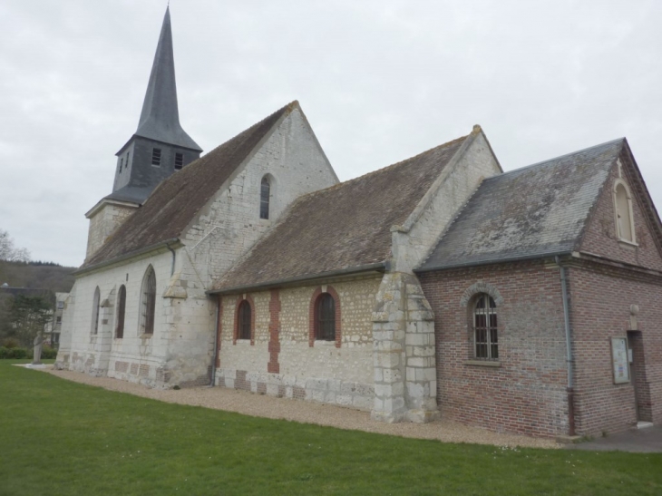 Eglise St Martin  : le chevet - Brosville