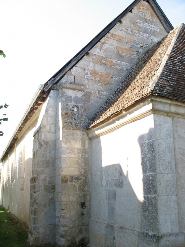 Chevet de l'ancienne église - Burey