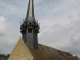 Façade de l'église Saint-Martin et son clocher octogonal