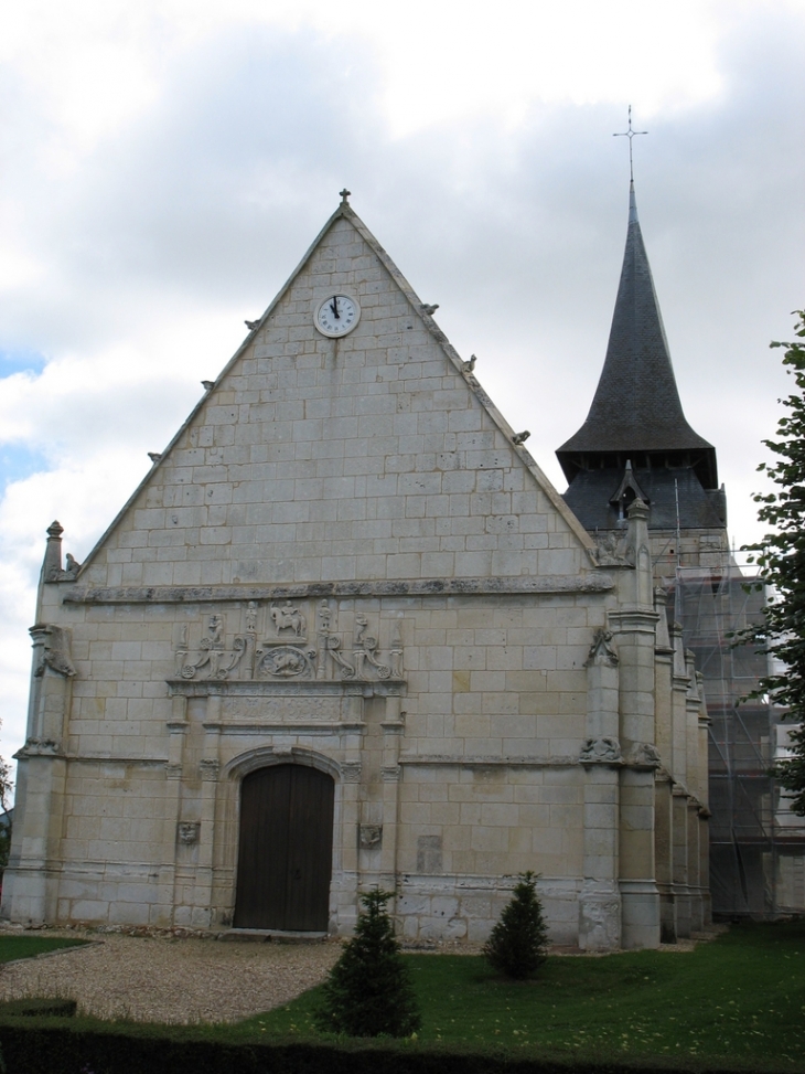 Façade de l'église Saint-Martin - Claville
