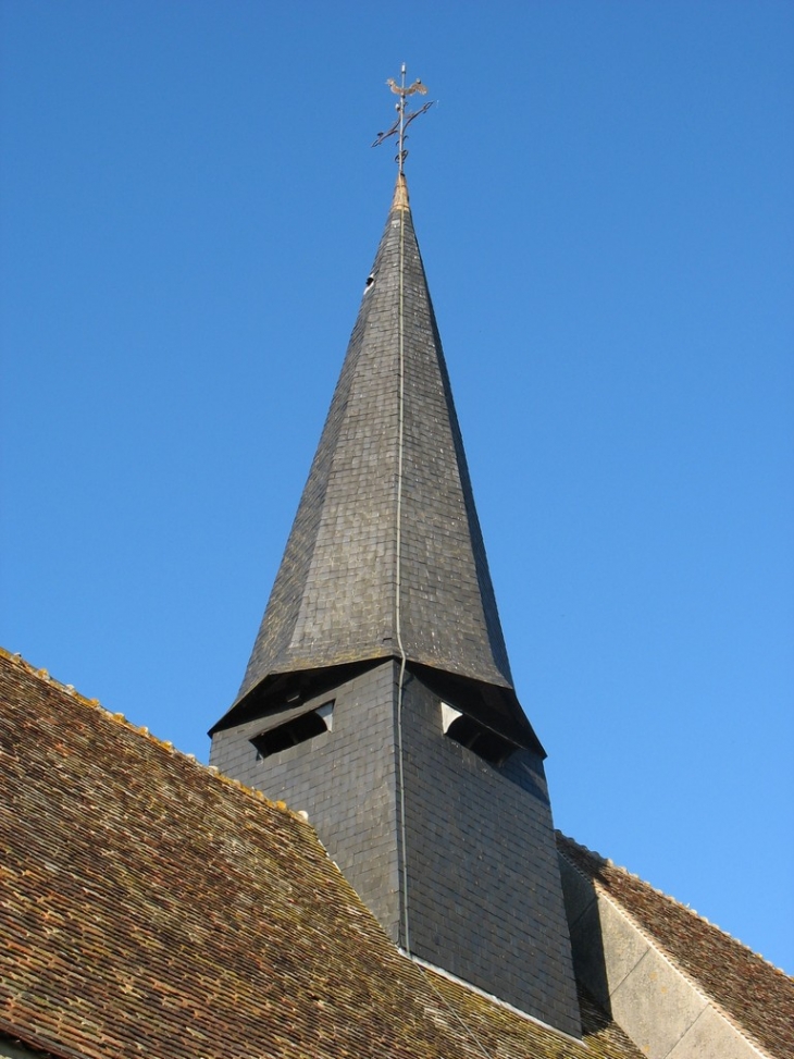 Le clocher de l'église - Croth